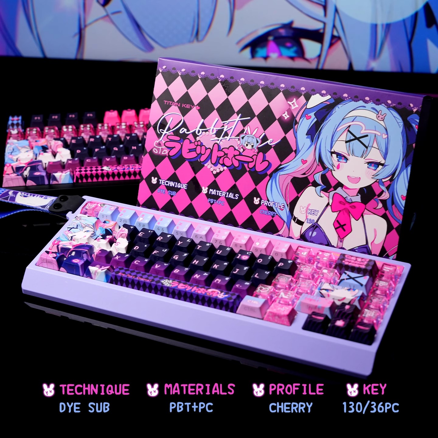 Gaming Set Accessories - Ensemble de touches de clavier personnalisées