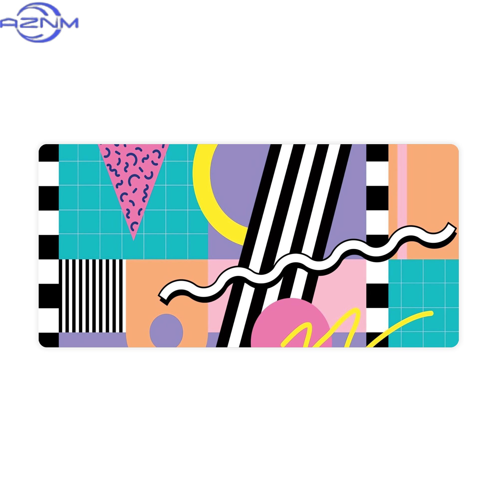 Desk Corner Mat - Tapis de bureau motif Memphis 91