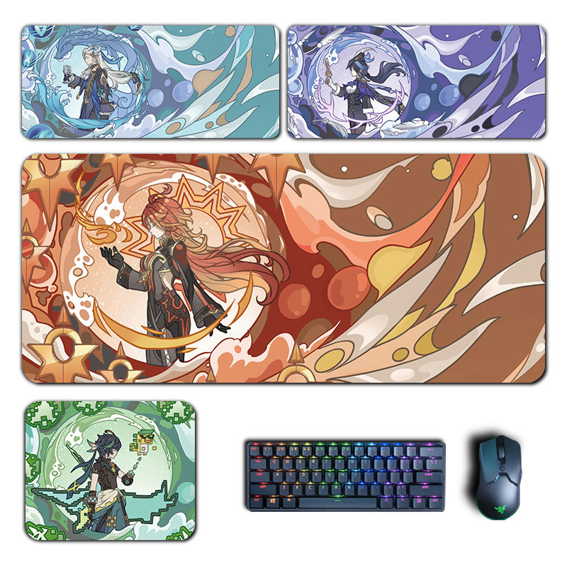 Gaming Accessories Desk - Tapis de souris Anime Genshin Impact