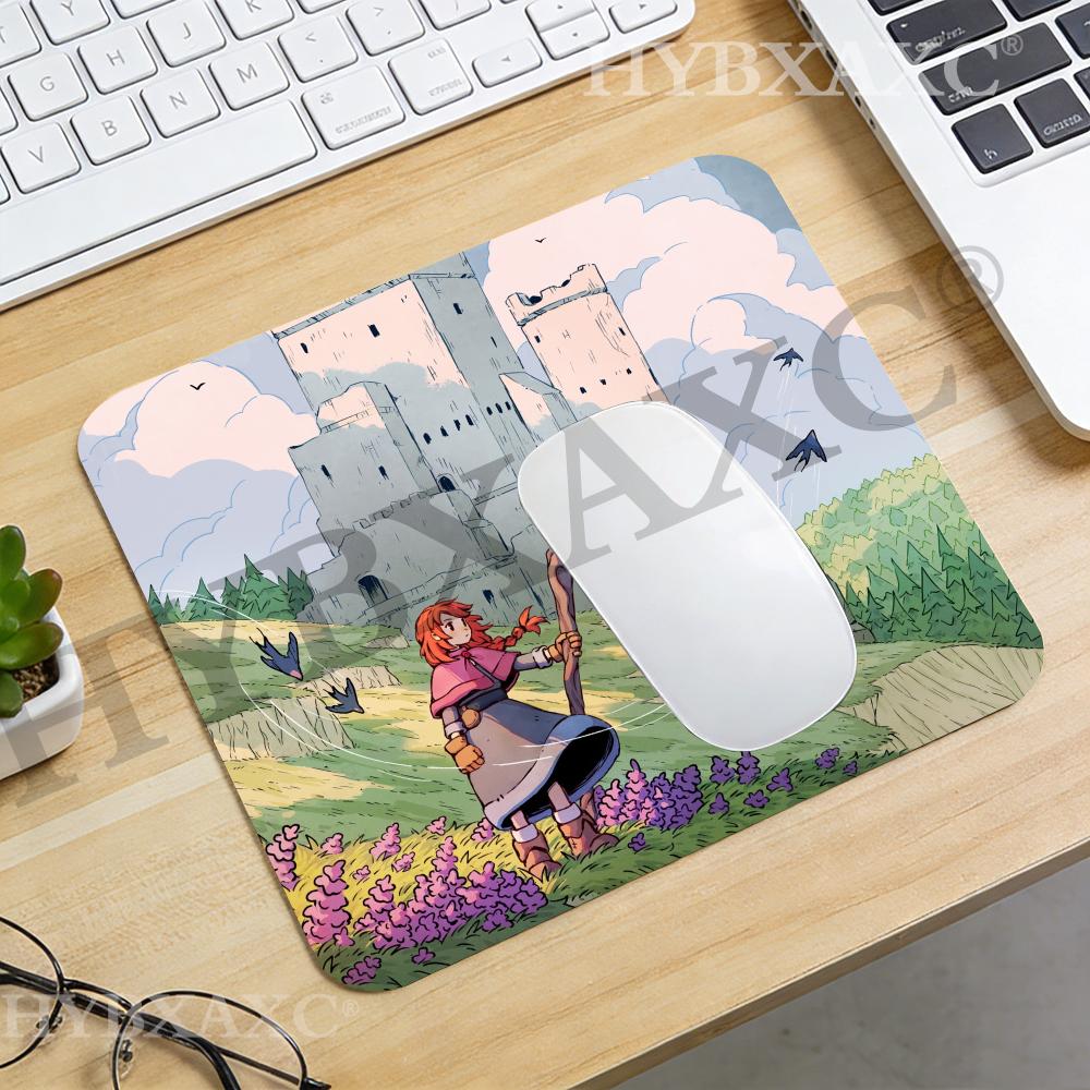 Gaming Accessories Officeworks - Tapis de Souris HYBXAXC Anime Castle