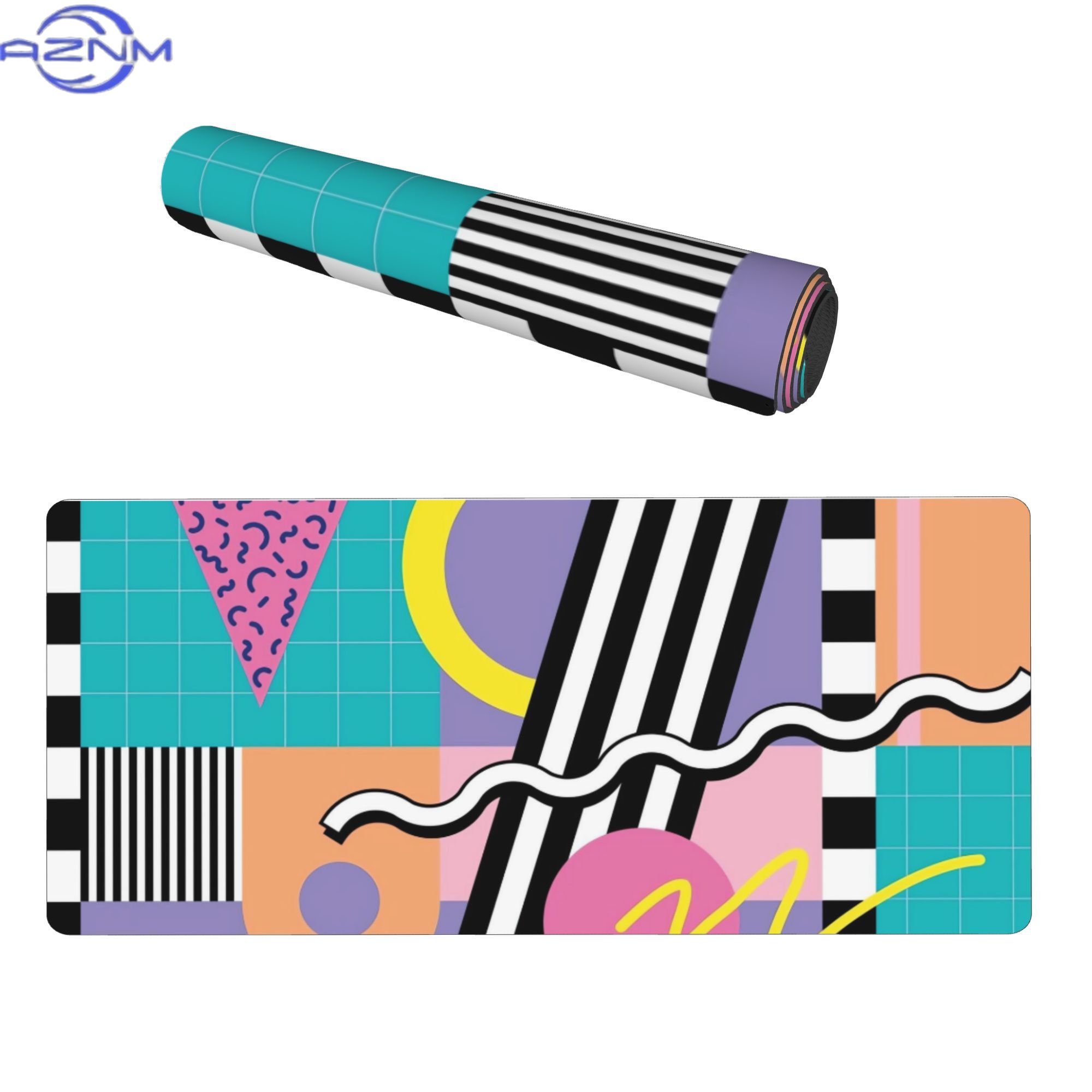 Tapis de bureau motif Memphis  - Desk Corner Mat avis et prix