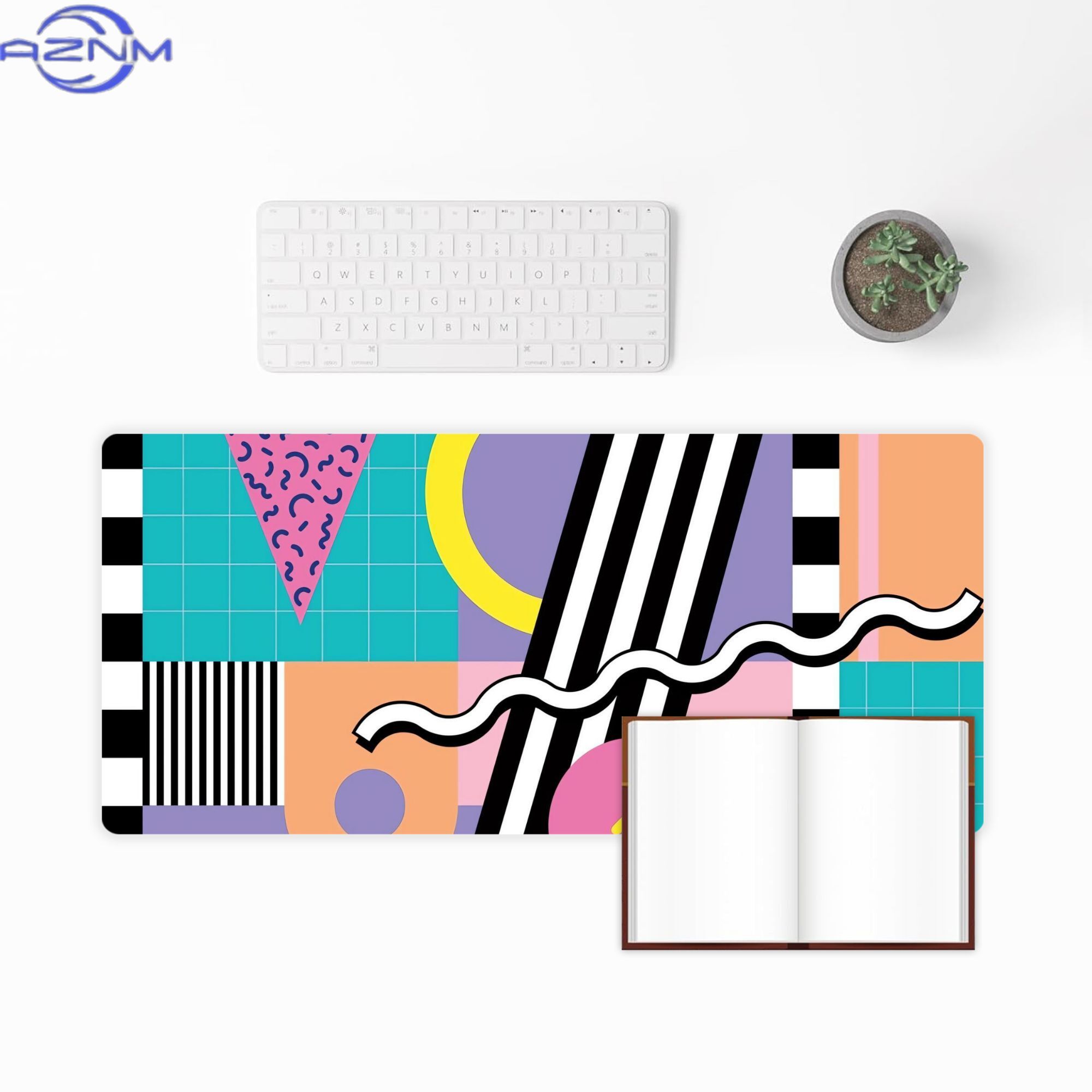 Tapis de bureau motif Memphis  - Desk Corner Mat avis et prix