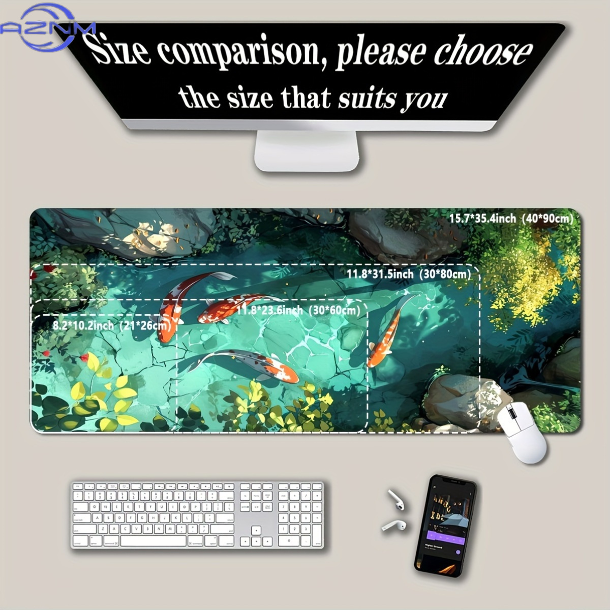 Grand tapis de souris gaming K - Gaming Accessories Officeworks avis et prix