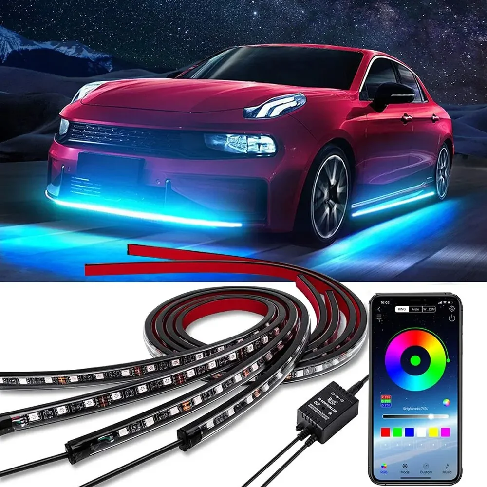 Néon LED RGB voiture sous-écla - Rgb Hub Sync avis et prix