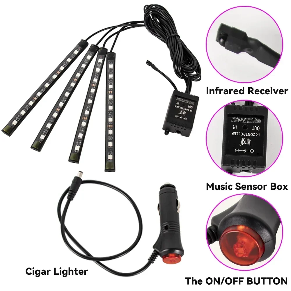 Néon LED RGB voiture sous-écla - Rgb Hub Sync avis et prix