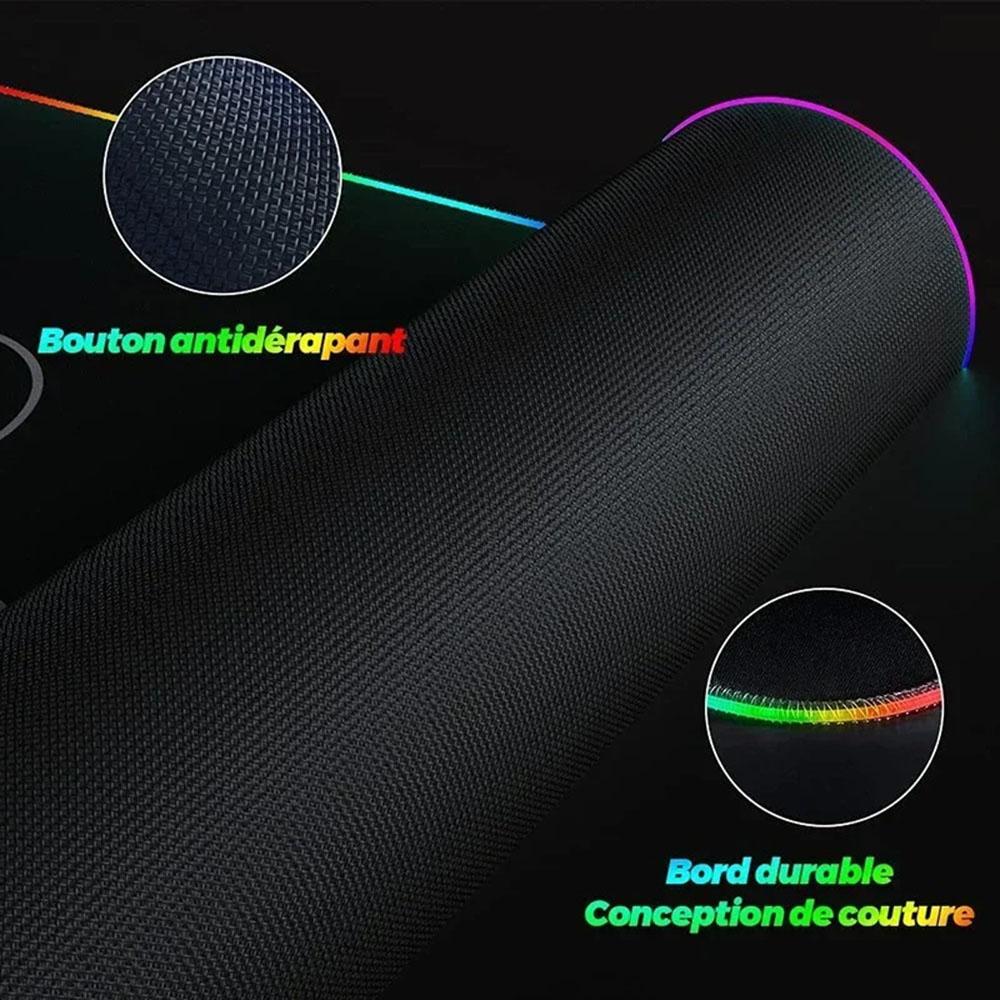 Tapis de souris RGB rétroéclai - Gaming Accessories Market avis et prix