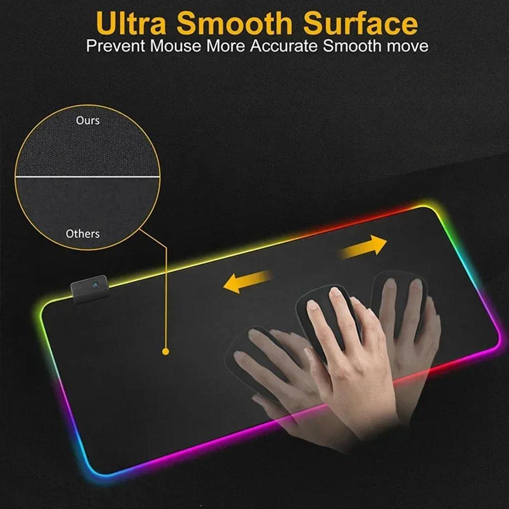 Tapis de souris RGB rétroéclai - Gaming Accessories Market avis et prix