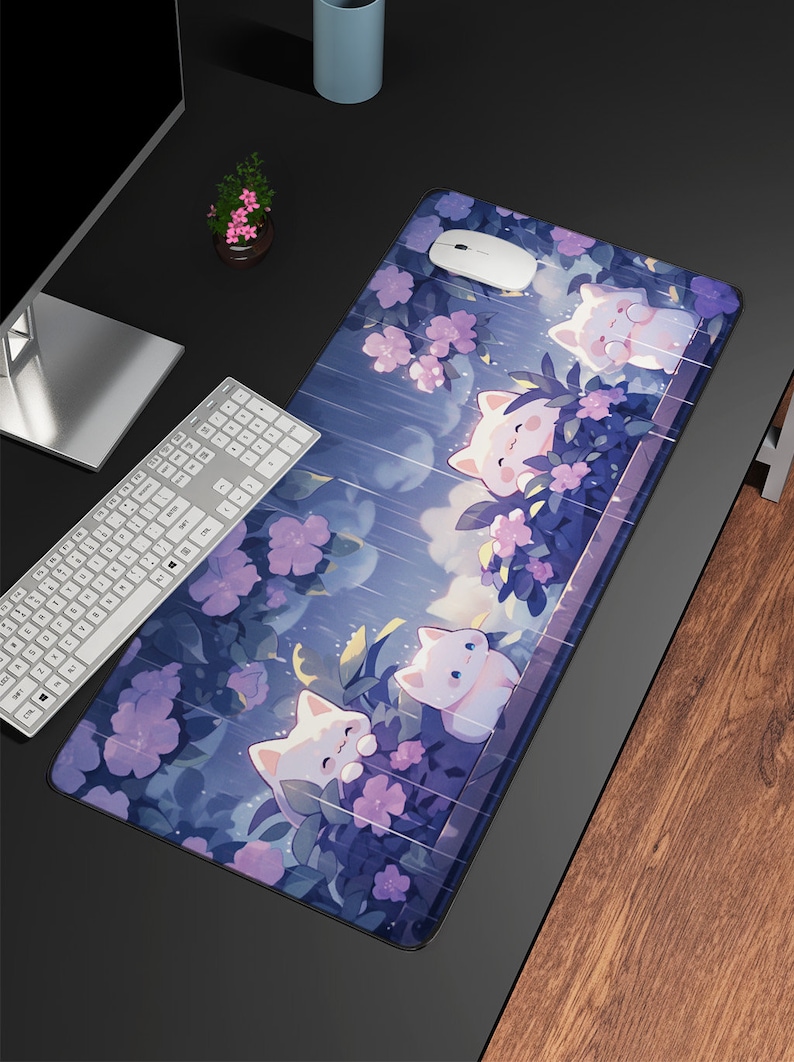 Grand tapis de souris chats da - Gaming Accessories Officeworks avis et prix