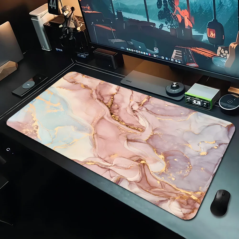 Grand tapis de souris en marbr - Gaming Accessories Officeworks avis et prix